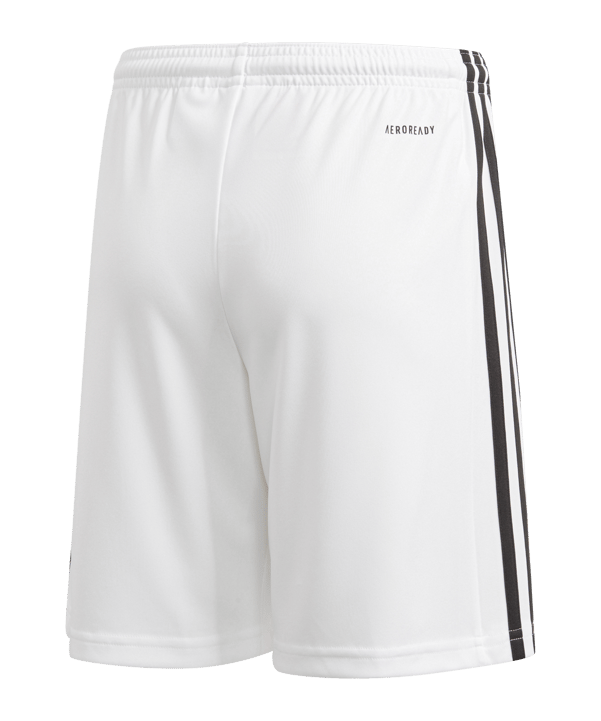 adidas Squadra 21 Short Kids Weiss Schwarz - weiss