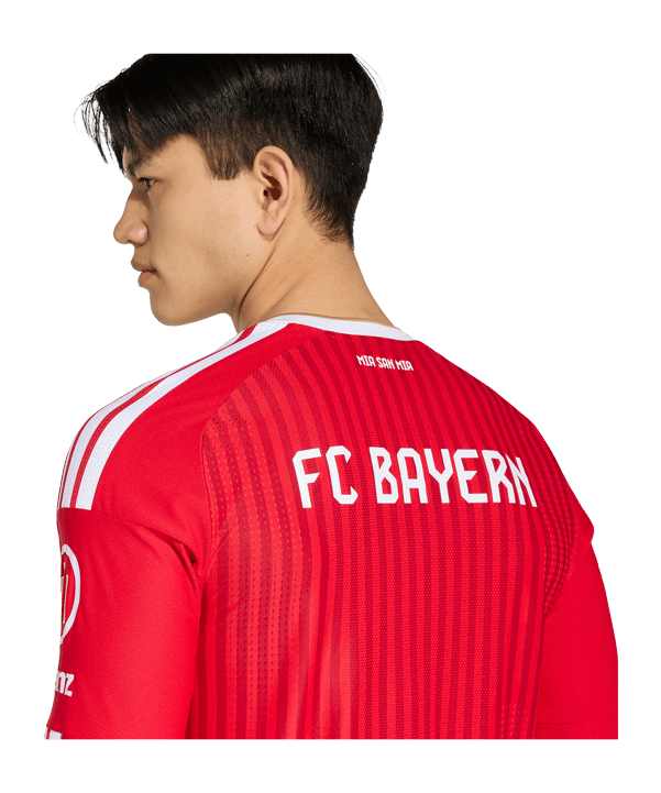 adidas FC Bayern München Authentic Trikot Langarm Home 2026/2027 Rot - rot