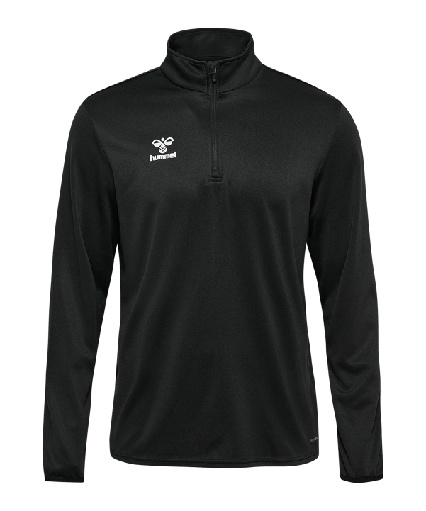 Hummel hmlESSENTIAL Half Zip Sweatshirt Schwarz F2001 - schwarz
