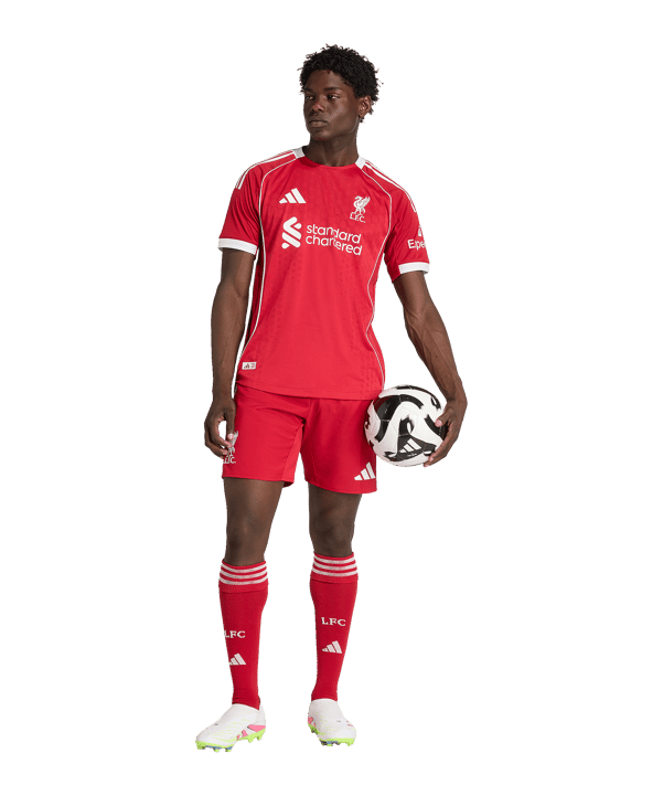adidas FC Liverpool Authentic Trikot Home 2025/2026 Rot - rot