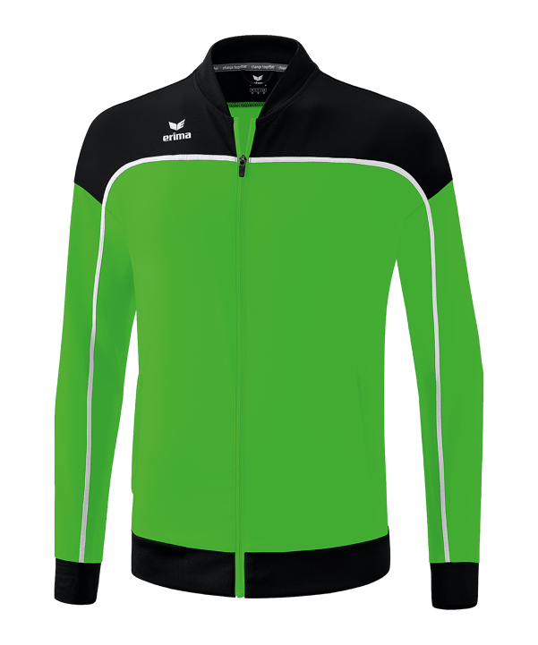 Erima Change by Präsentationsjacke Kids Grün Schwarz - gruen