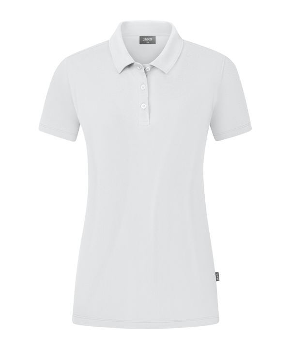 JAKO Organic Stretch Polo Shirt Damen Weiss F000 - weiss