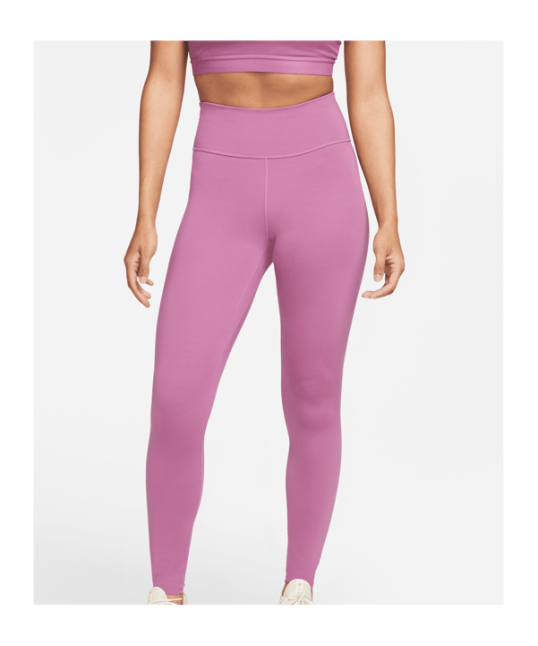Nike Luxe Mid-Rise Leggings Running Damen Rot F507 - rot