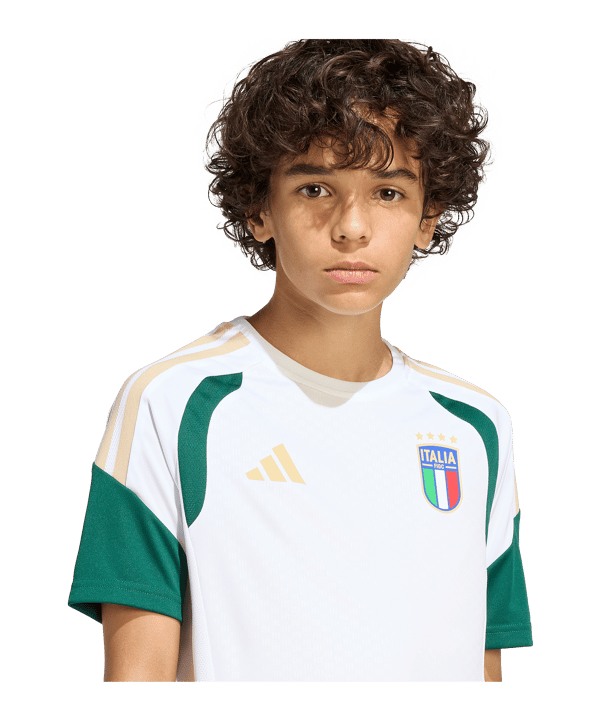 adidas Italien Tiro Trainingsshirt Kids Weiß - weiss
