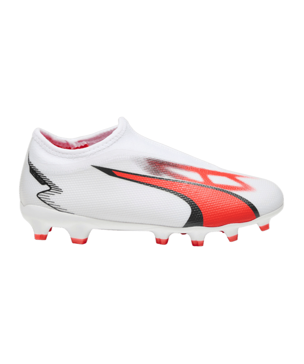 PUMA ULTRA Match LL FG/AG Breakthrough Jr Kids Weiss Rot F01 - weiss