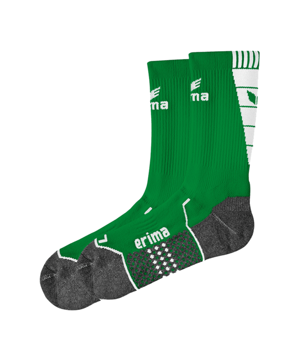 Erima Short Socks Trainingssocken Grün Weiss - gruen