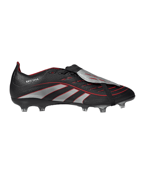 adidas Predator League FT FG/MG Obsidian Strike Schwarz - schwarz