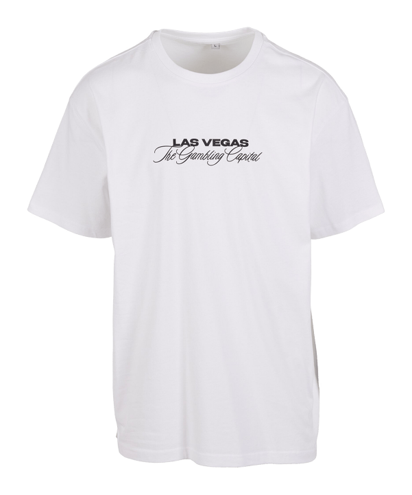 Mister Tee Gamblingital O T-Shirt Weiß - weiss