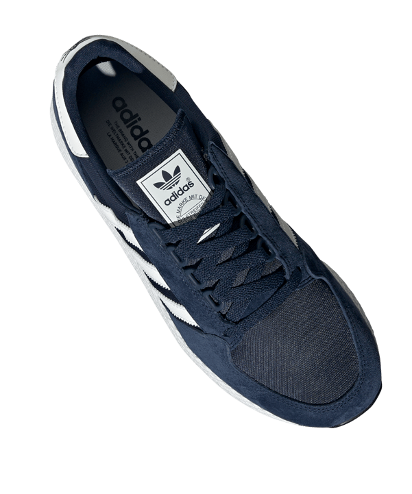 adidas Originals Forest Grove Sneaker Blau Weiss - blau