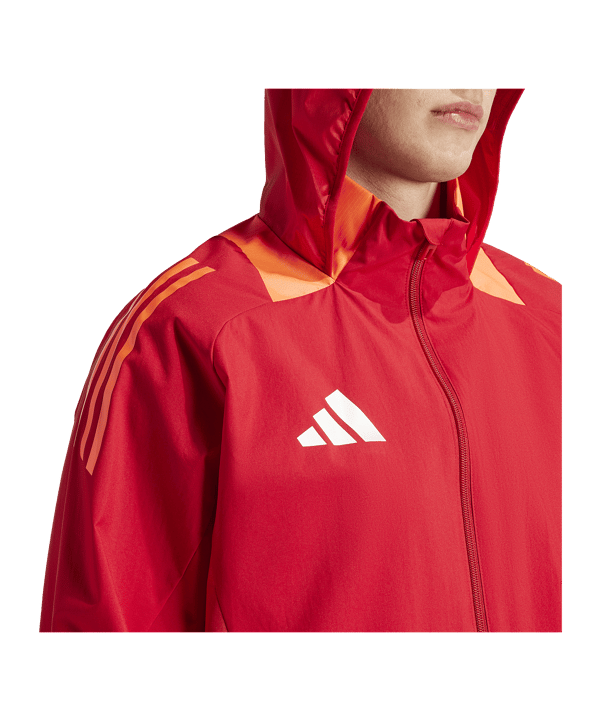adidas Tiro 24 Competition Allwetterjacke Rot - rot