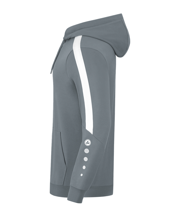 JAKO Power Hoody Grau Weiss F840 - grau