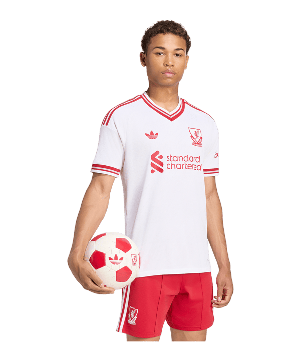 adidas FC Liverpool Authentic Maglietta Away 2026/2027 Bianco - bianco