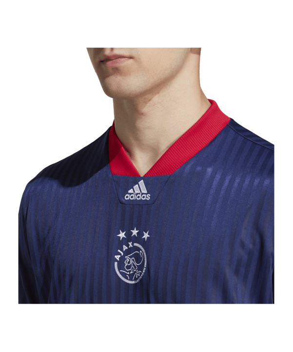 adidas Ajax Amsterdam Icon Trikot Blau - blau