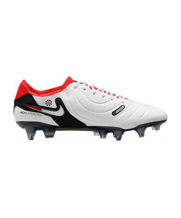 Nike Tiempo Legend X Elite SG AC Ready Weiss Schwarz Rot F100 - weiss