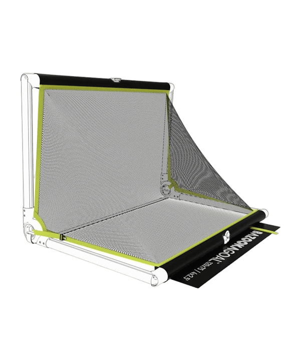 BAZOOKAGOAL SPARE-NET | 180x90 cm Schwarz Gelb