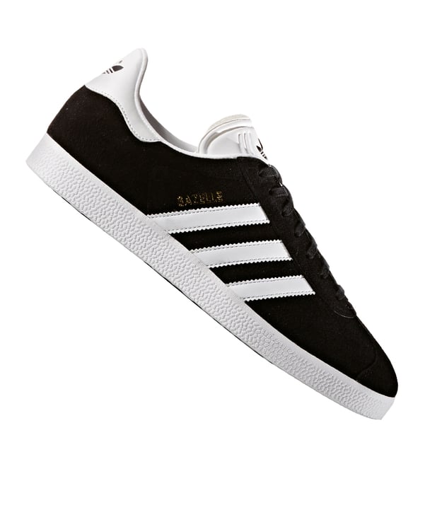 adidas Originals Gazelle Sneaker Schwarz Weiss - schwarz