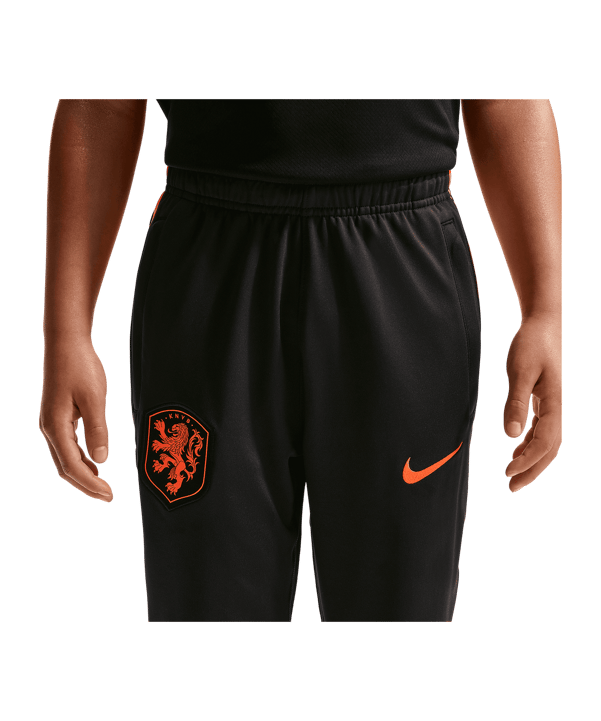 Nike KNVB Niederlande Trainingshose Kids Schwarz F010 - schwarz
