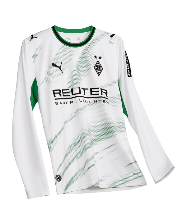 PUMA Borussia Mönchengladbach Replica Maglia maniche lunghe Home 2026/2027 Bianco C01 - bianco
