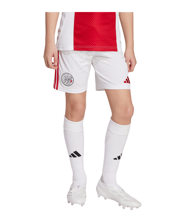 adidas Ajax Amsterdam Short Home 2025/2026 Kids Weiß - weiss