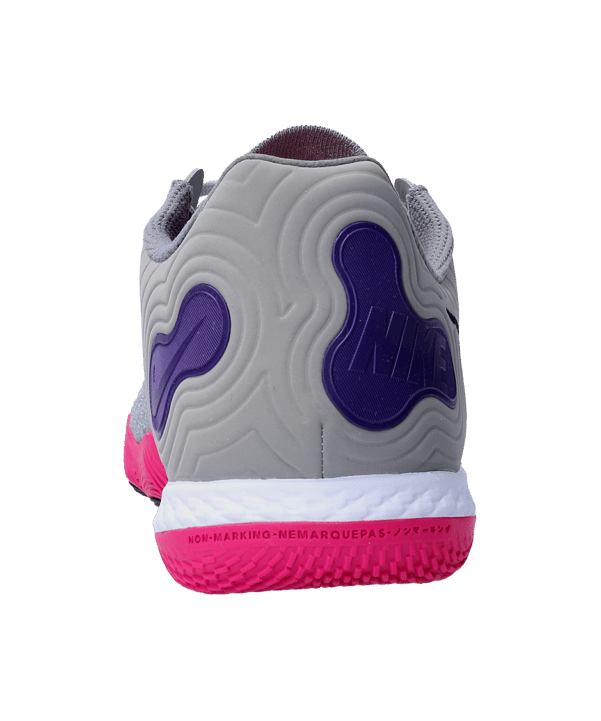 Nike React Gato IC Halle Grau Lila Schwarz F056 - grau