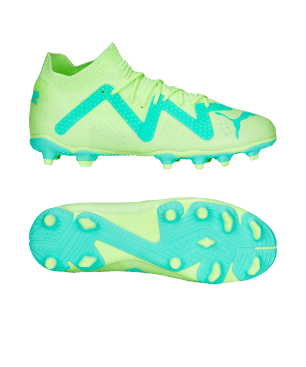 PUMA FUTURE Match FG/AG Pursuit Jr Kids Gelb Grün Türkis F03 - gelb