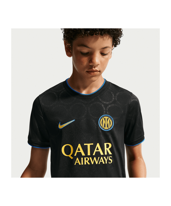 Nike FC Inter Prematch T-shirt 2026/2027 Bambini Nero C011 - nero