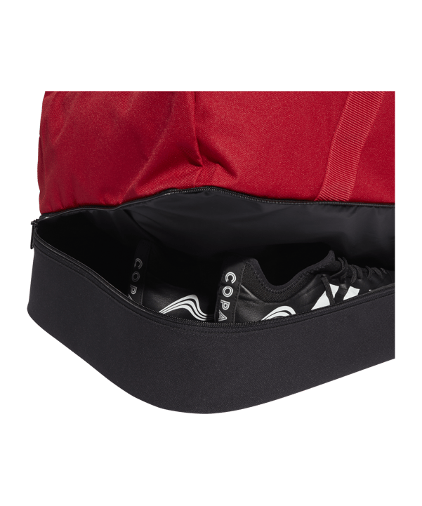 adidas Tiro League Duffel Bag Gr. M Rot Weiss - rot