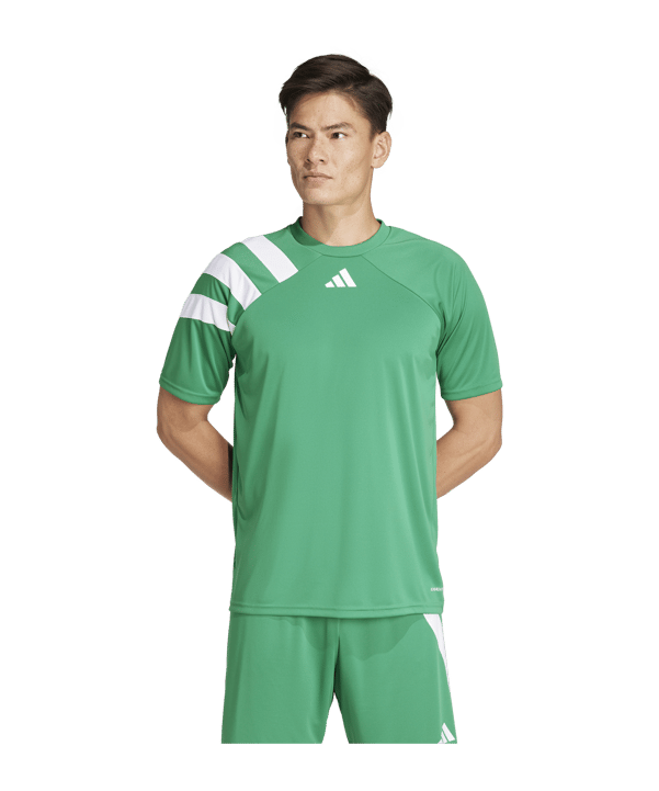 adidas Fortore 23 Trikot Grün Weiss - gruen