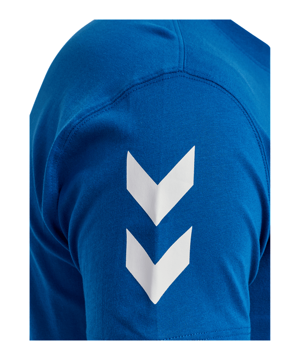 Hummel Go 2.0 Chevron T-Shirt Blau F7045 - blau