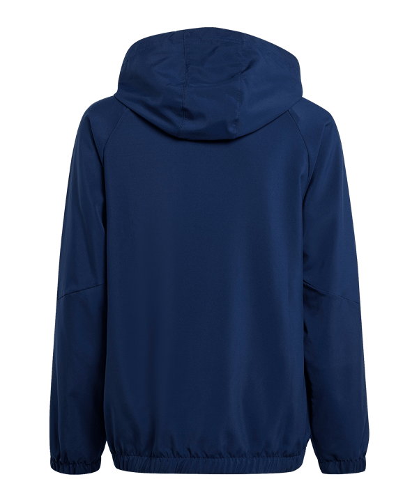 adidas Tiro 24 Windbreaker Kids Blau Weiss - blau