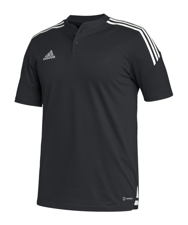 adidas Condivo 22 Poloshirt Schwarz Weiss - schwarz