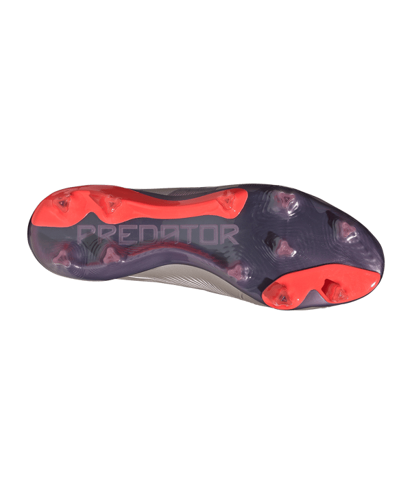 adidas Predator Elite LL FG Vivid Horizon Grau Pink - grau