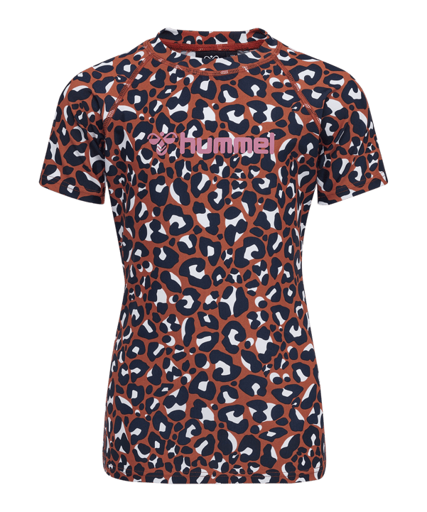 Hummel Azul Swim T-Shirt Kids Rot F3435 - rot