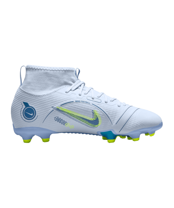 Nike Jr Mercurial Superfly VIII Progress Academy FG/MG Kids Grau F054 - grau