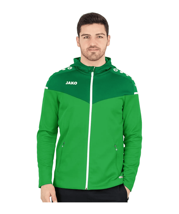 JAKO Champ 2.0 Veste à capuche Vert C022 - vert