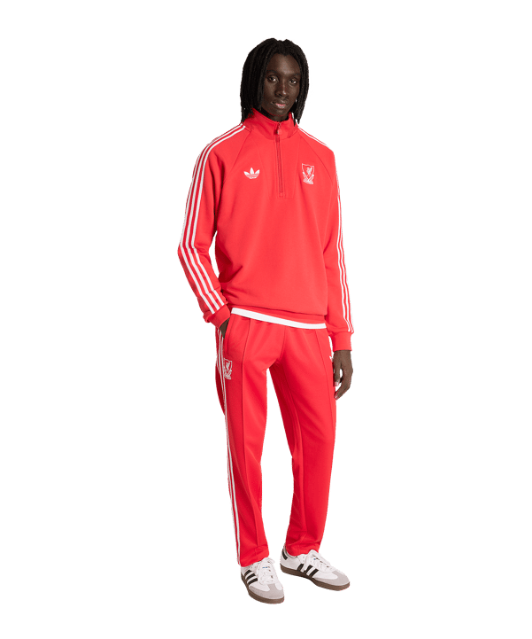 adidas FC Liverpool Originals Zip Top Rot - rot
