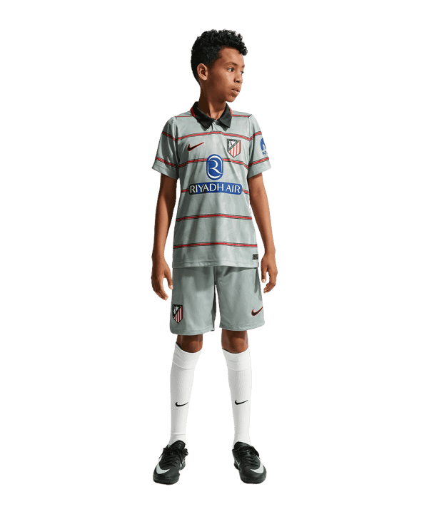 Nike Atletico Madrid Trikot 3rd 2026/2027 Kids Grau F087 - grau