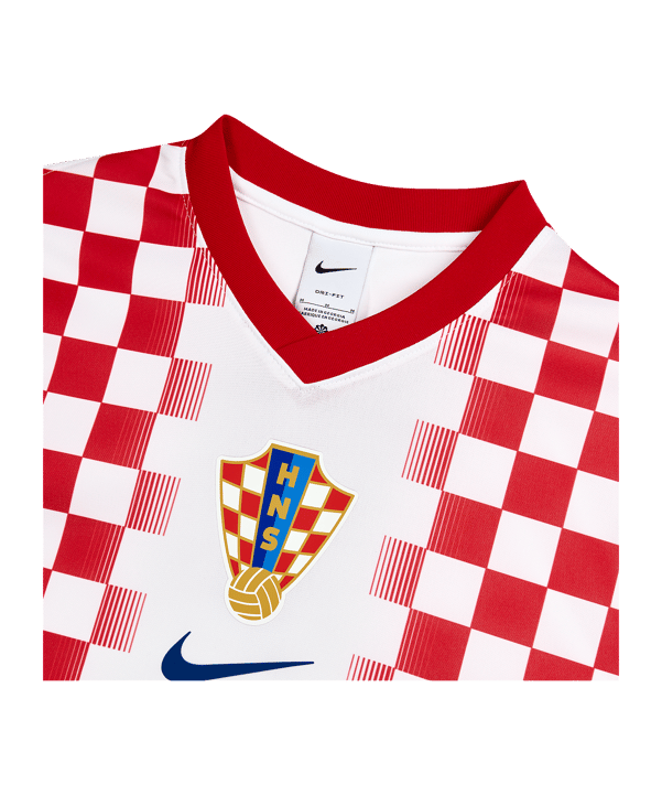 Nike HNS Kroatien Fan Trikot Home WM 2026 Weiß F100 - weiss
