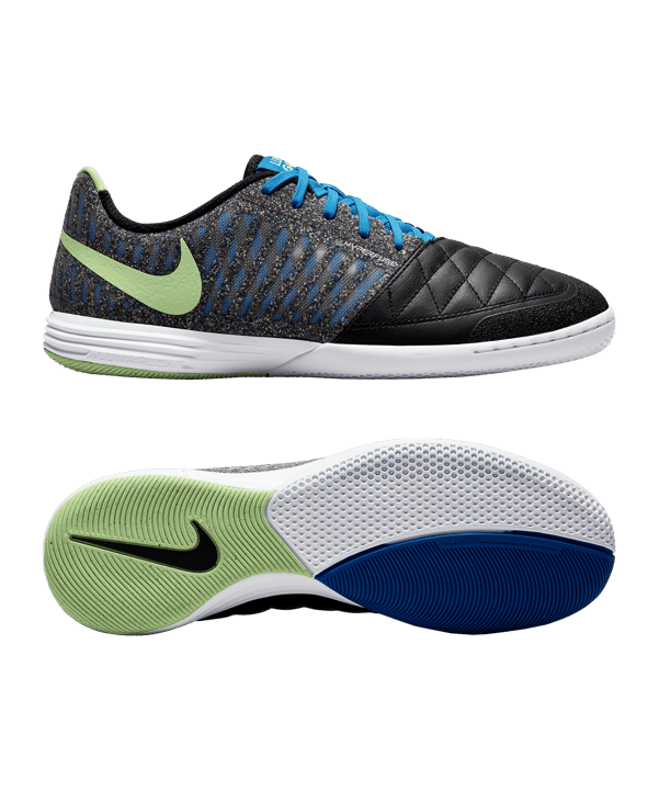 Nike Lunar Gato II IC Halle Weiss Schwarz F143 - weiss