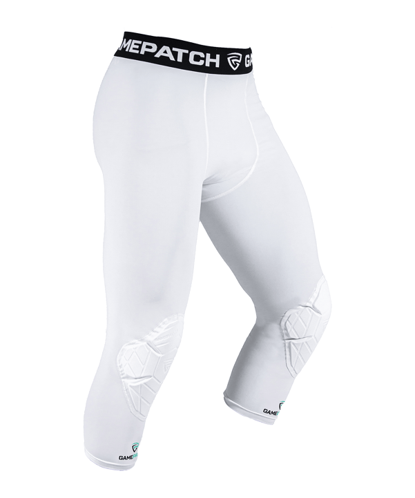 Gamepatch 3/4 Knee Padding Tight Tight Weiß - weiss