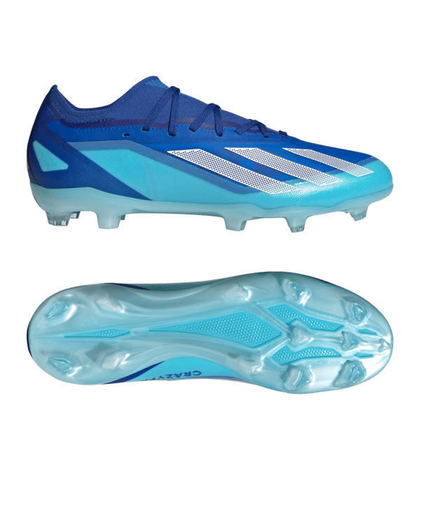adidas X Crazyfast.2 FG Marinerush Blau Weiss Orange - blau