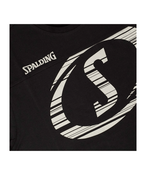 Spalding Fast T-Shirt Schwarz - schwarz