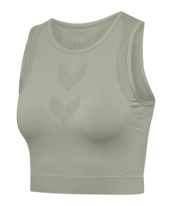 Hummel Hiit Seamless T-Shirt Damen Grün F6092 - gruen
