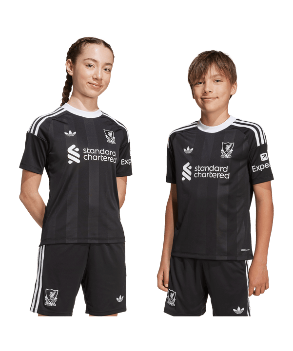 adidas FC Liverpool Torwarttrikot 3rd 2025/2026 Kids Schwarz - schwarz