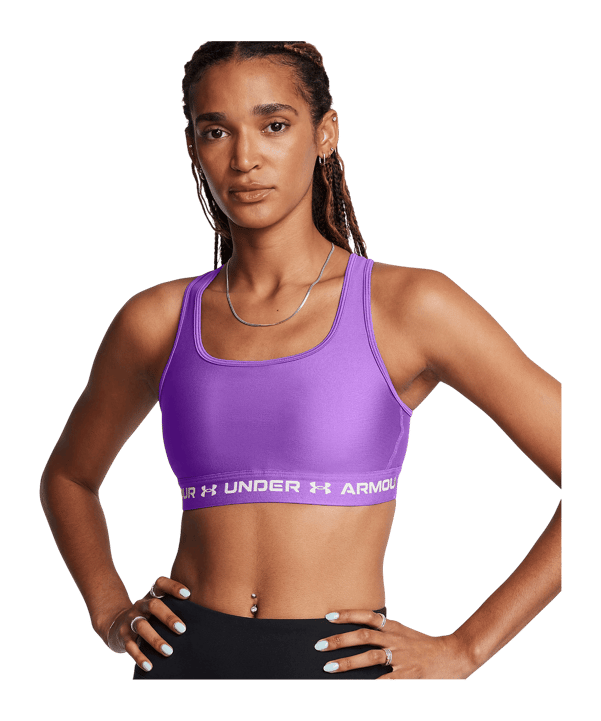 Under Armour Crossback Mid Brassière de sport Femmes Violet C573 - violet