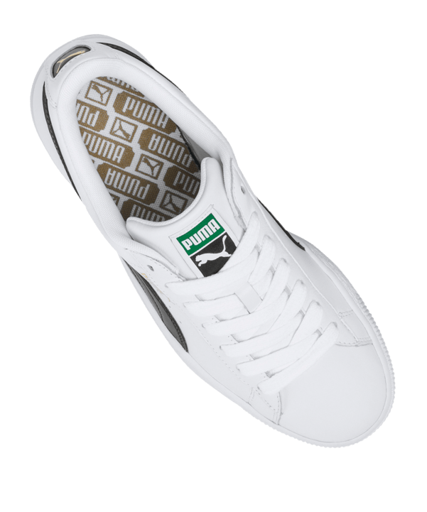 PUMA Basket Classic LFS Sneaker Weiss Schwarz F22 - weiss