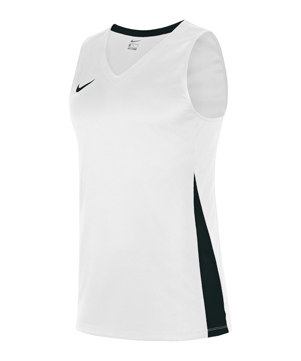 Nike Team Basketball Stock Trikot Weiss F100 - weiss