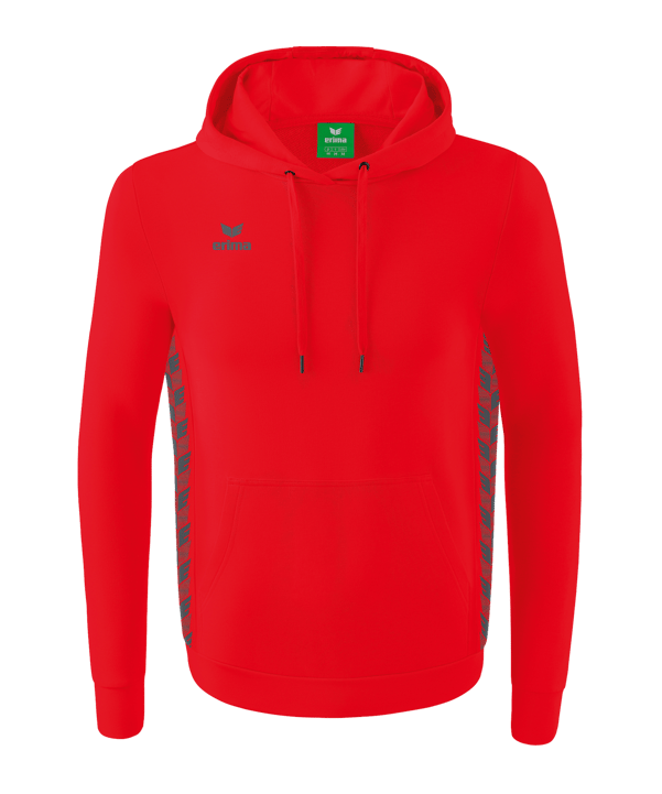 Erima Team Essential Hoody Rot Grau - rot