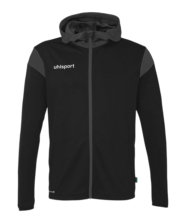 uhlsport Squad 27 Track Kapuzenjacke Kids Schwarz F11 - schwarz