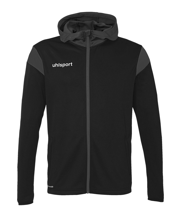uhlsport Squad 27 Track Jas met capuchon Kids Zwart K11 - zwart